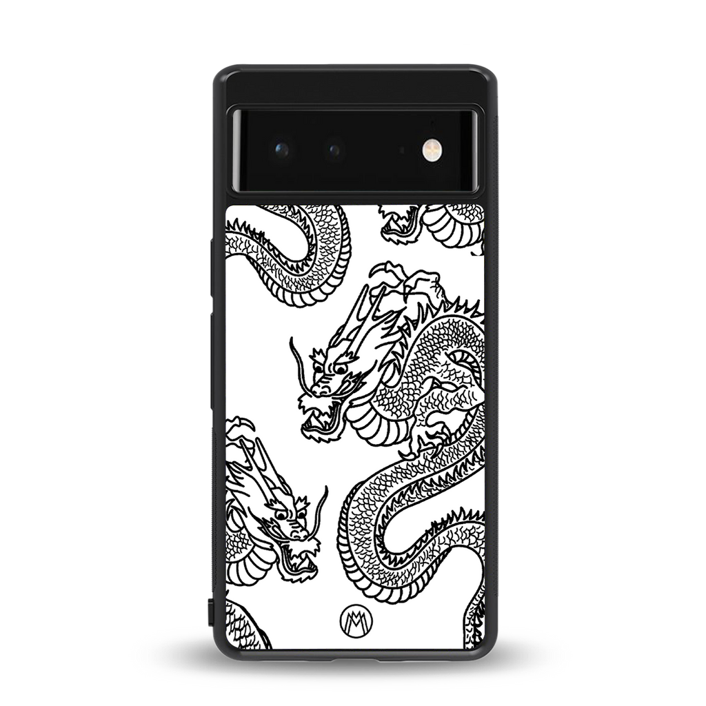 dragons lite back phone cover | glass case for google pixel 6