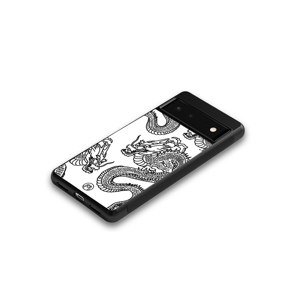 dragons lite back phone cover | glass case for google pixel 6