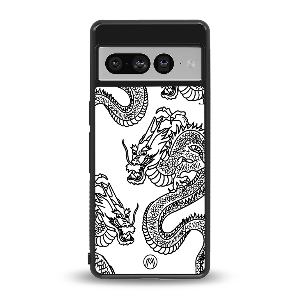 dragons lite back phone cover | glass case for google pixel 7 pro