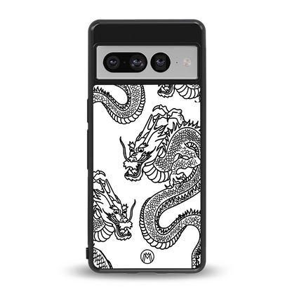 dragons lite back phone cover | glass case for google pixel 7 pro