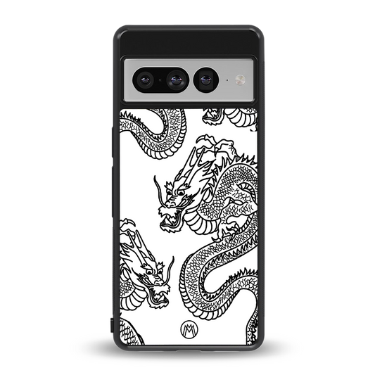 dragons lite back phone cover | glass case for google pixel 7 pro