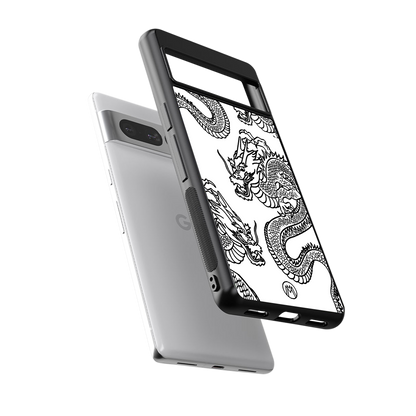 dragons lite back phone cover | glass case for google pixel 7 pro