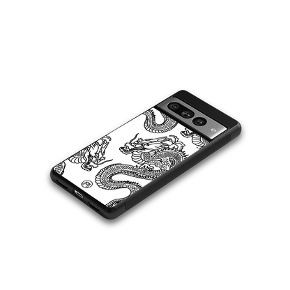 dragons lite back phone cover | glass case for google pixel 7 pro