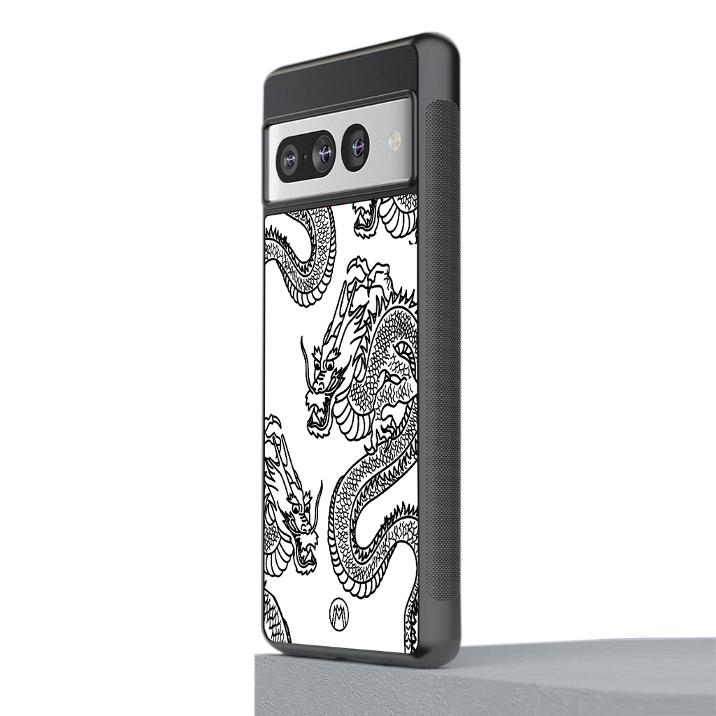 dragons lite back phone cover | glass case for google pixel 7 pro