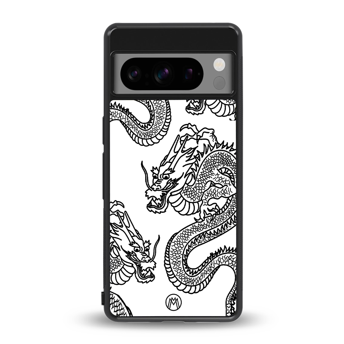 dragons lite back phone cover | glass case for google pixel 8 pro