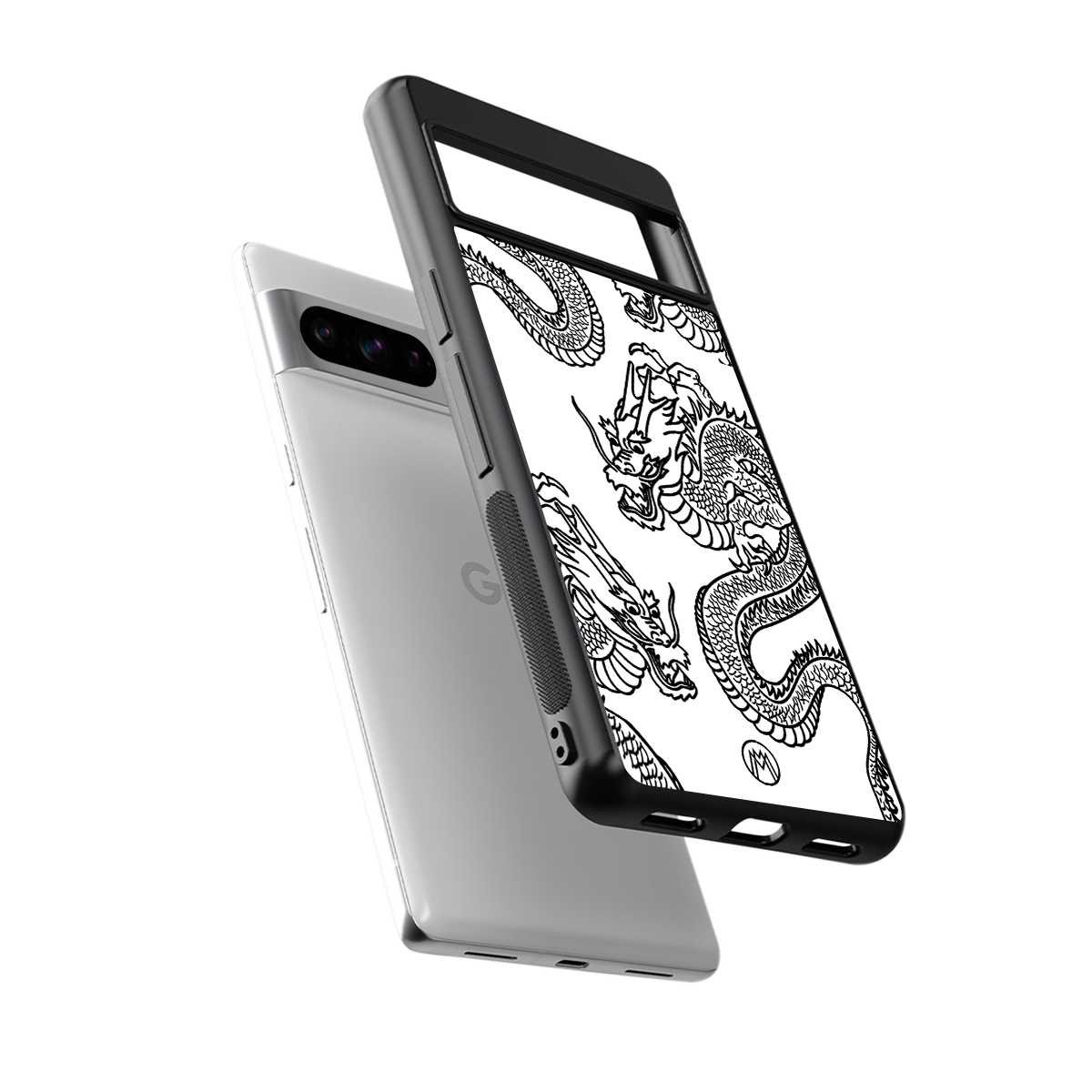 dragons lite back phone cover | glass case for google pixel 8 pro