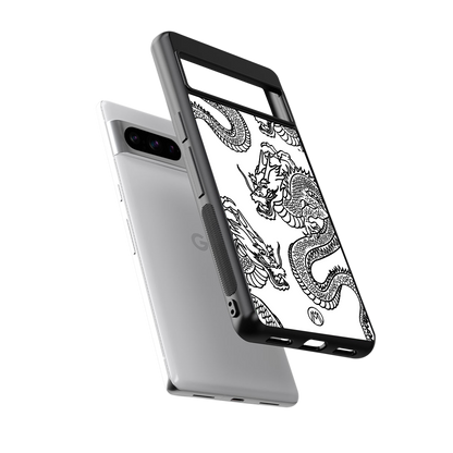 dragons lite back phone cover | glass case for google pixel 8 pro