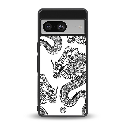 dragons lite back phone cover | glass case for Google Pixel 8
