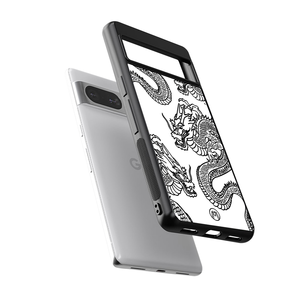 dragons lite back phone cover | glass case for Google Pixel 8