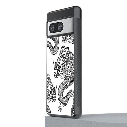 dragons lite back phone cover | glass case for Google Pixel 8