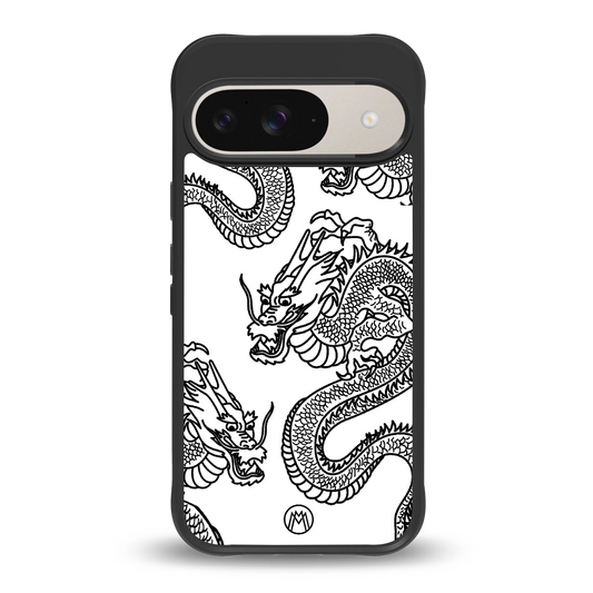 dragons lite back phone cover | glass case for google pixel 9