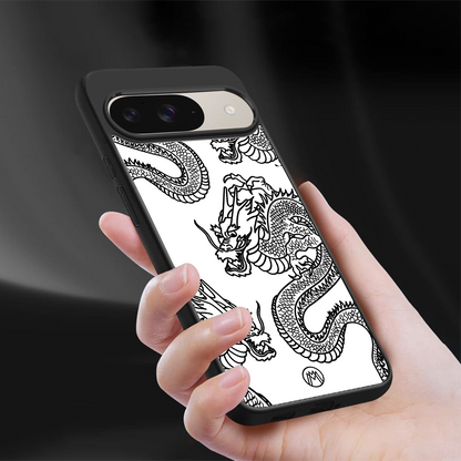 dragons lite back phone cover | glass case for google pixel 9