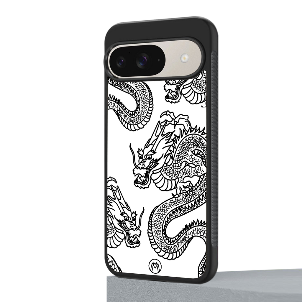 dragons lite back phone cover | glass case for google pixel 9