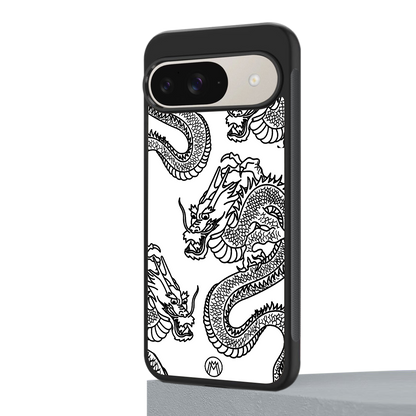 dragons lite back phone cover | glass case for google pixel 9