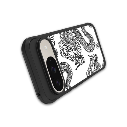 dragons lite back phone cover | glass case for google pixel 9