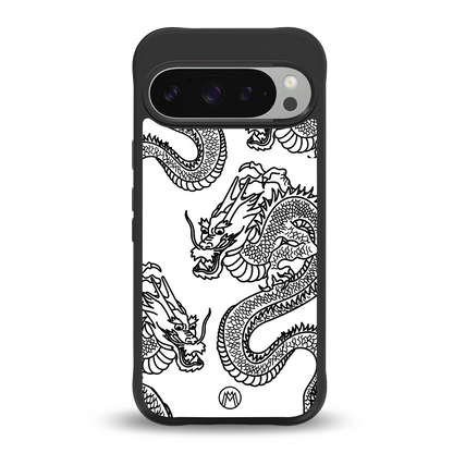 dragons lite back phone cover | glass case for google pixel 9 pro