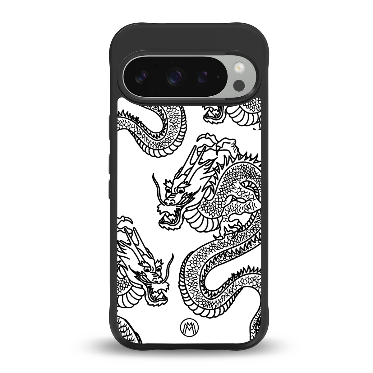 dragons lite back phone cover | glass case for google pixel 9 pro xl