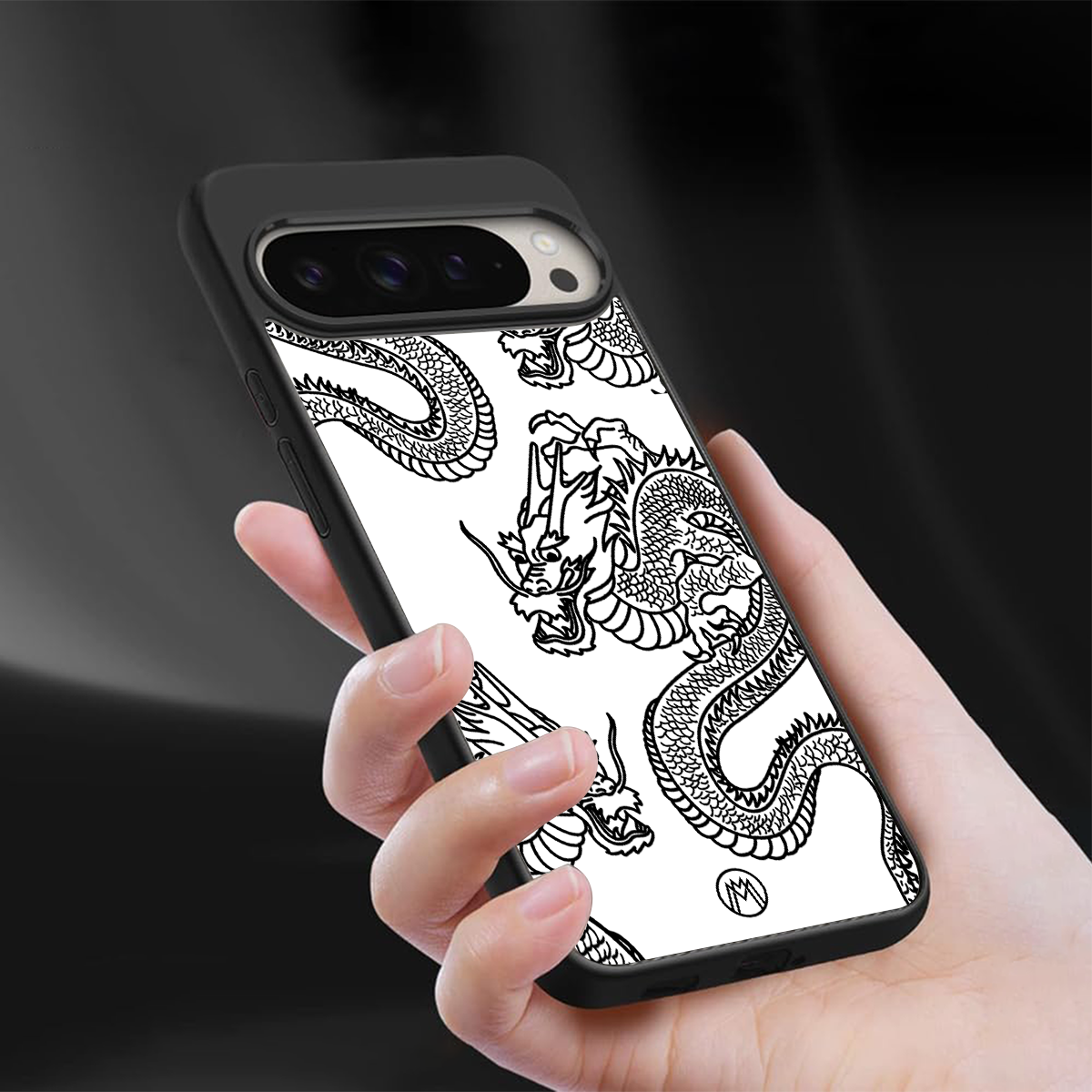 dragons lite back phone cover | glass case for google pixel 9 pro