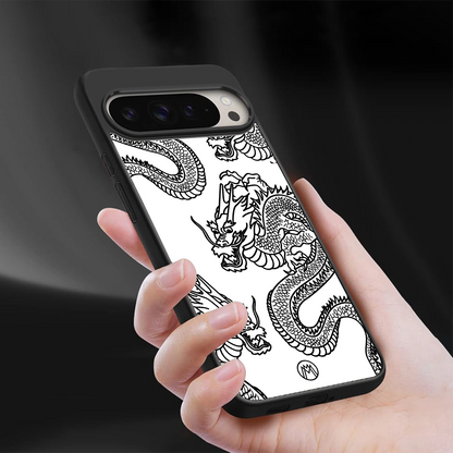 dragons lite back phone cover | glass case for google pixel 9 pro