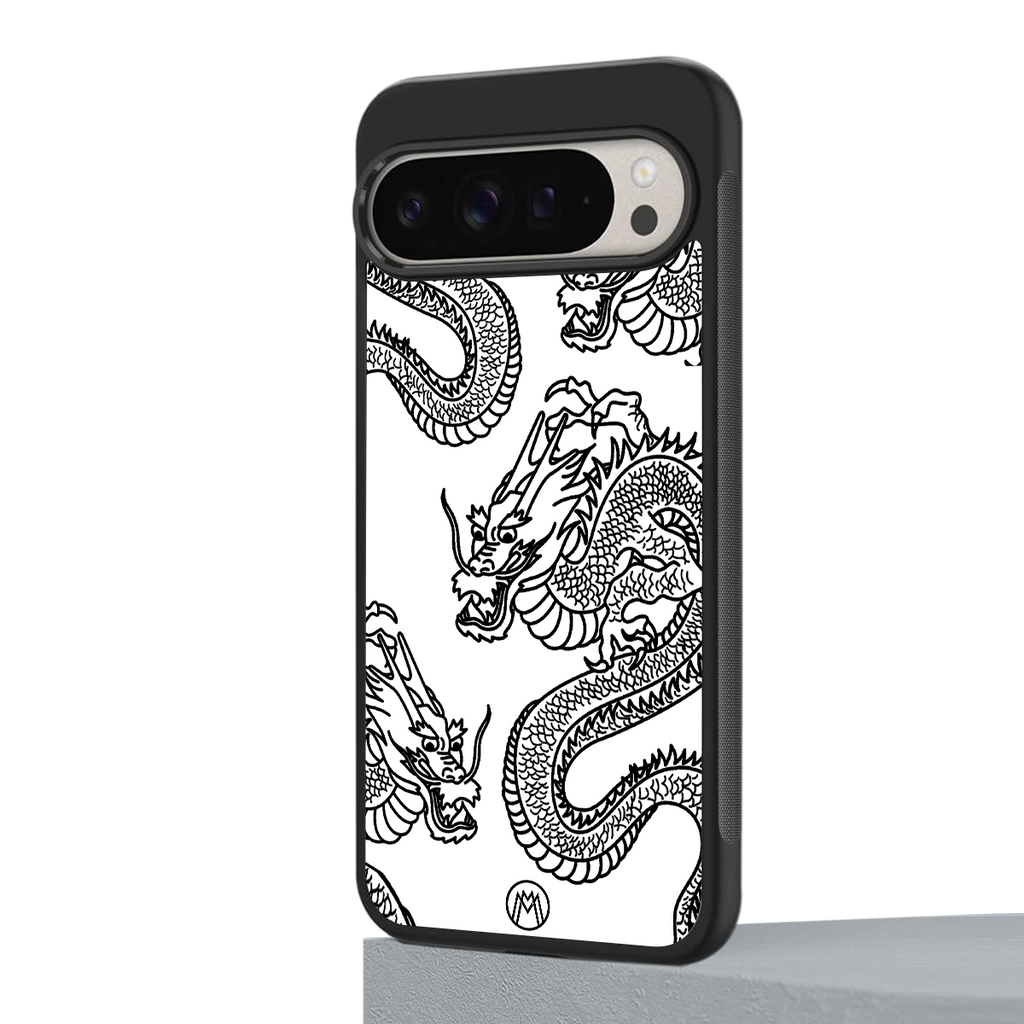 dragons lite back phone cover | glass case for google pixel 9 pro