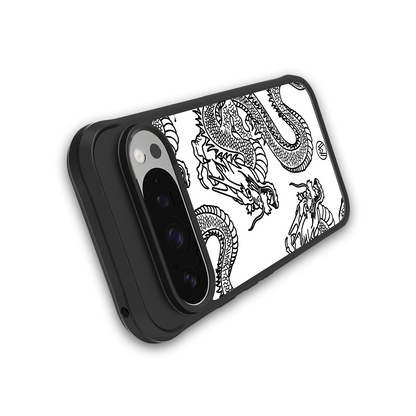 dragons lite back phone cover | glass case for google pixel 9 pro