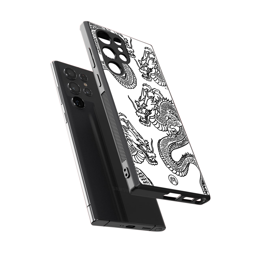 dragons lite back phone cover | glass case for samsung galaxy s23 ultra