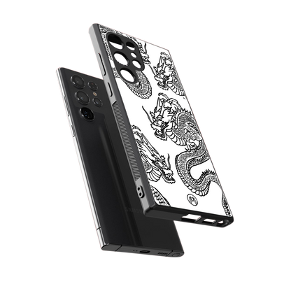 dragons lite back phone cover | glass case for samsung galaxy s23 ultra