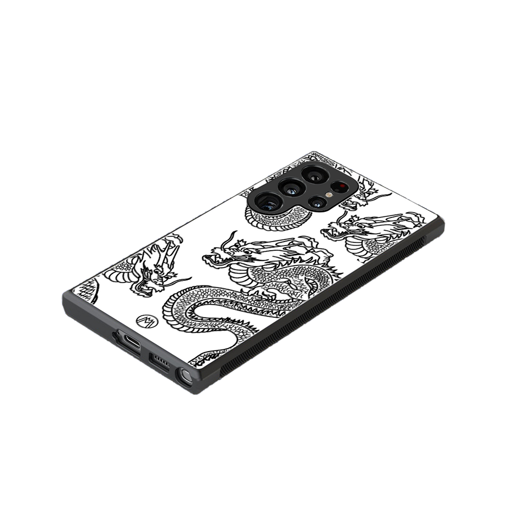 dragons lite back phone cover | glass case for samsung galaxy s23 ultra