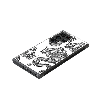 dragons lite back phone cover | glass case for samsung galaxy s23 ultra