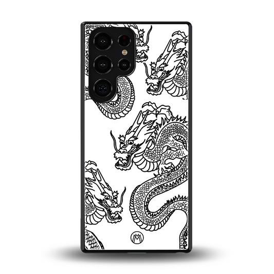 dragons lite back phone cover | glass case for samsung galaxy s25 ultra