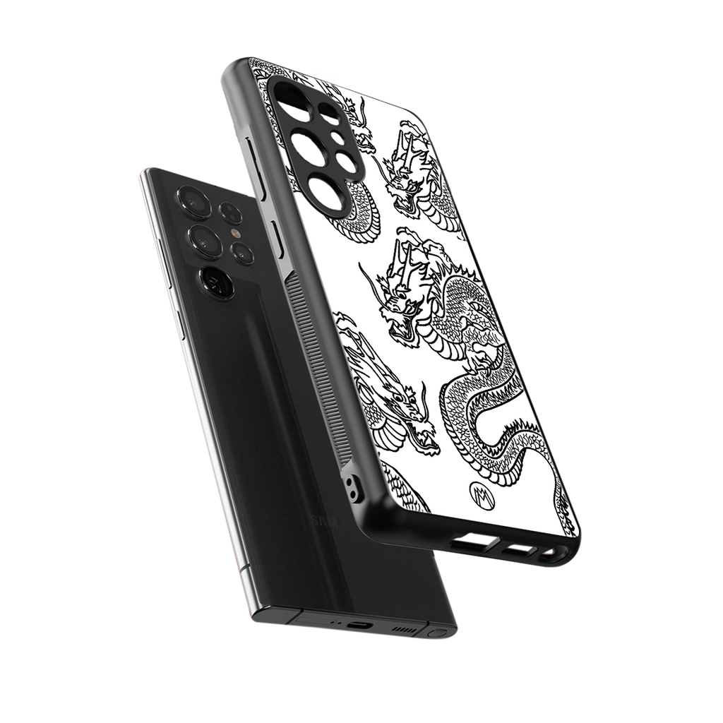 dragons lite back phone cover | glass case for samsung galaxy s25 ultra