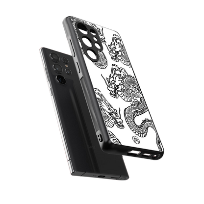 dragons lite back phone cover | glass case for samsung galaxy s25 ultra