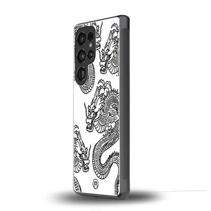 dragons lite back phone cover | glass case for samsung galaxy s25 ultra