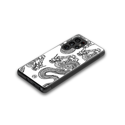 dragons lite back phone cover | glass case for samsung galaxy s25 ultra
