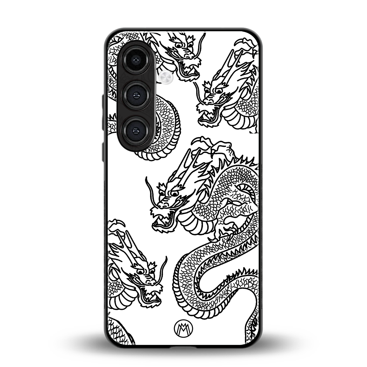 dragons lite back phone cover | glass case for samsung galaxy s24 fe