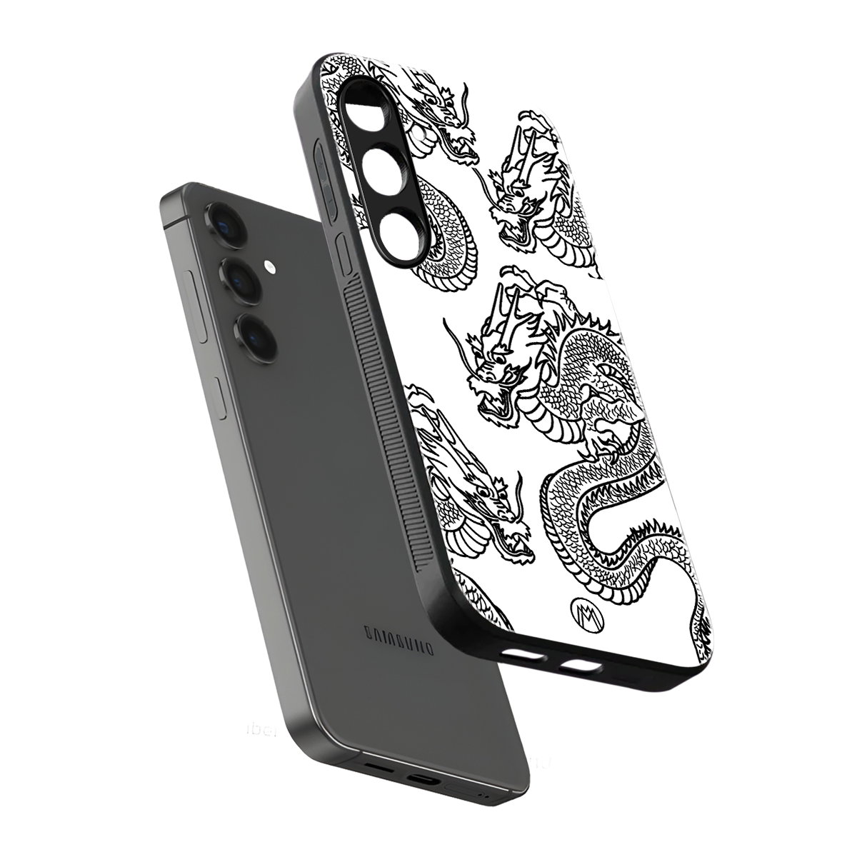 dragons lite back phone cover | glass case for samsung galaxy s24 fe