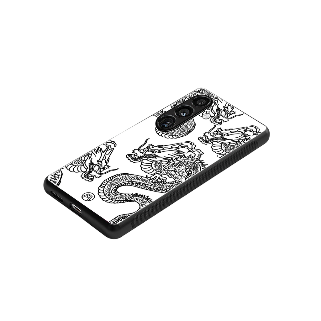 dragons lite back phone cover | glass case for samsung galaxy s23