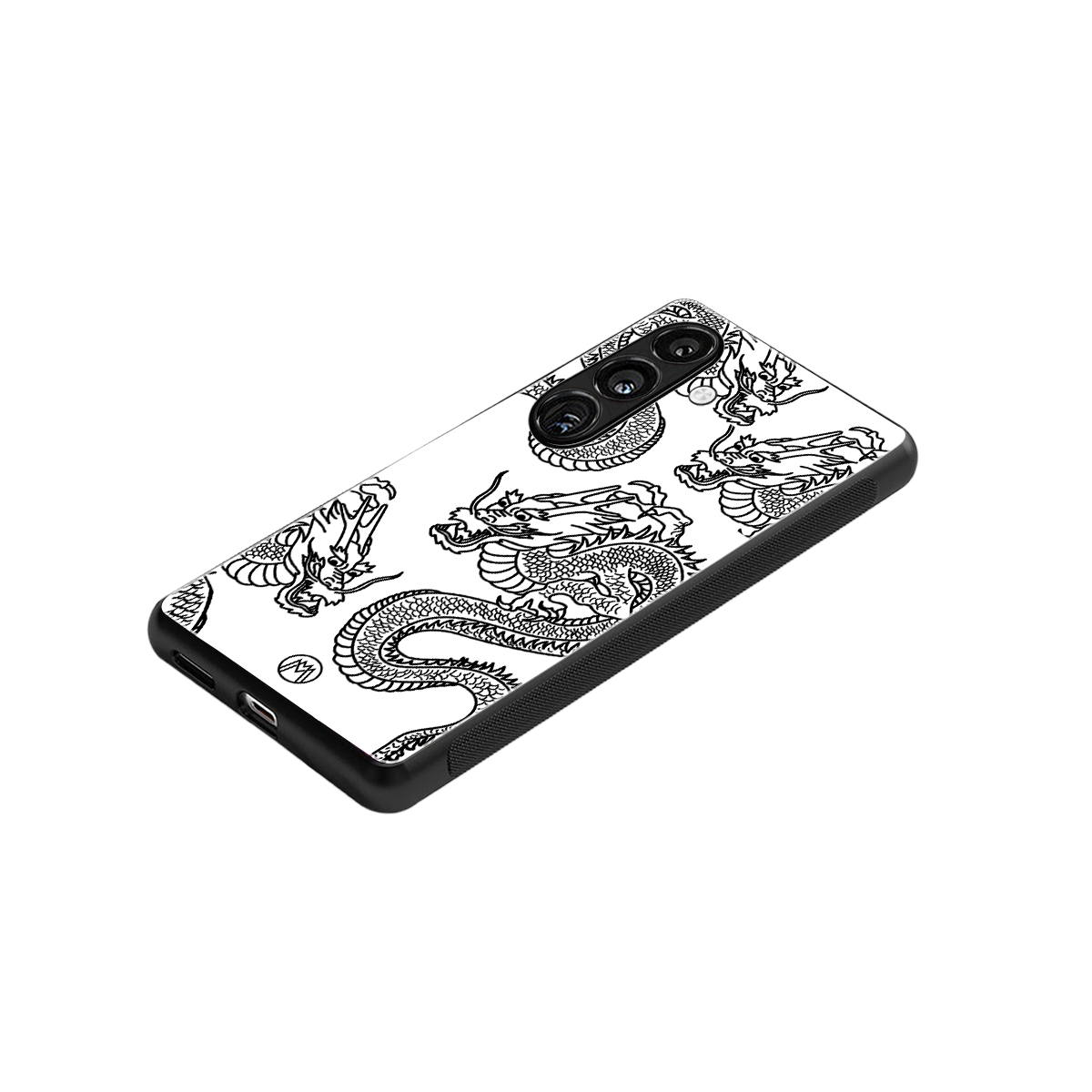 dragons lite back phone cover | glass case for samsung galaxy s24 plus