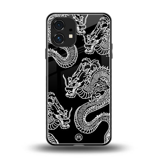 dragons back phone cover | glass case for nothing phone 1