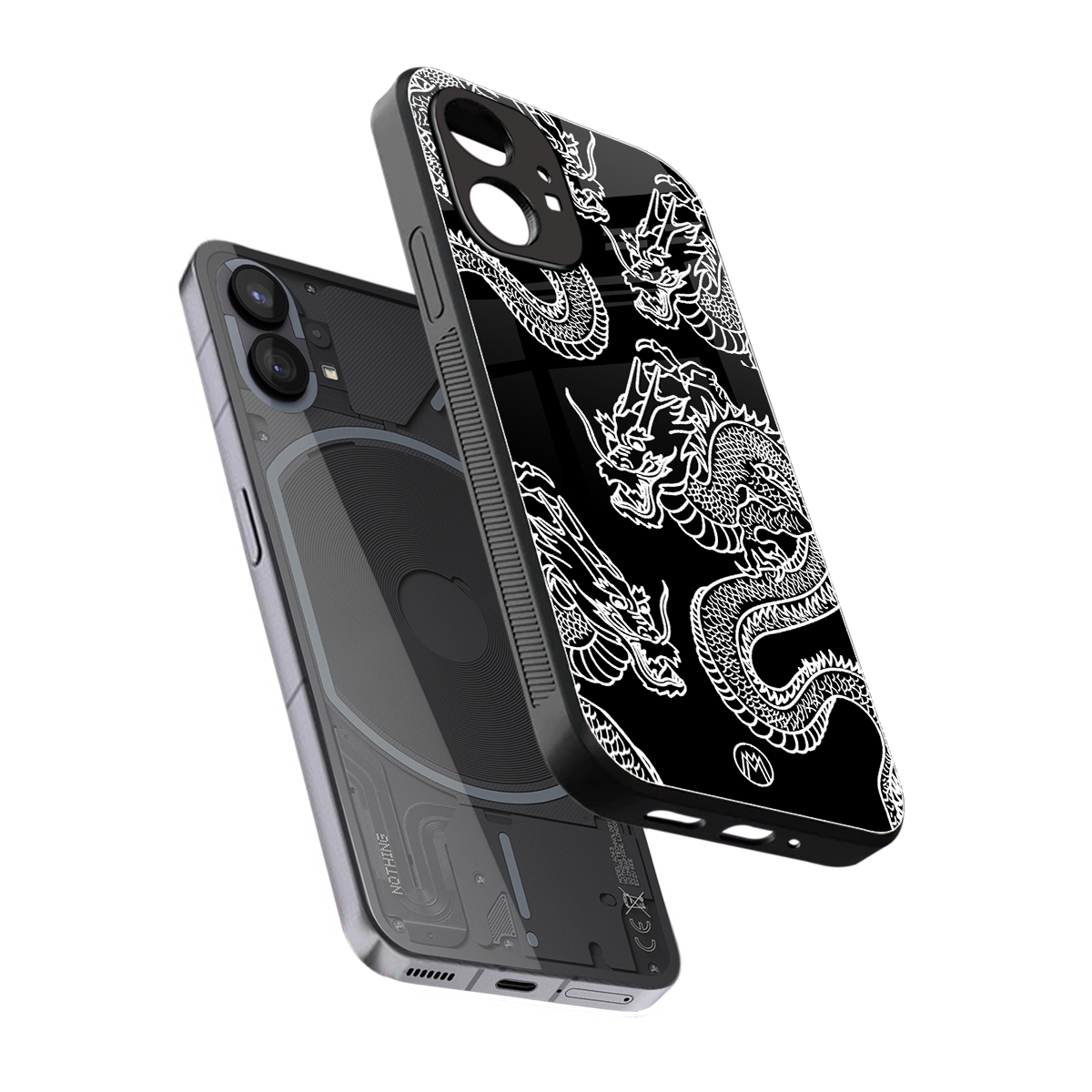 dragons back phone cover | glass case for nothing phone 1