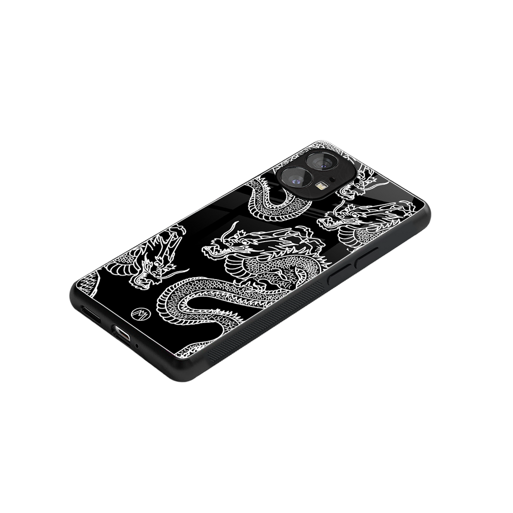 dragons back phone cover | glass case for nothing phone 1