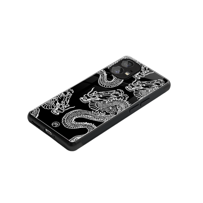 dragons back phone cover | glass case for nothing phone 1