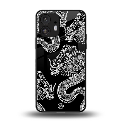 dragons back phone cover | glass case for nothing phone 2