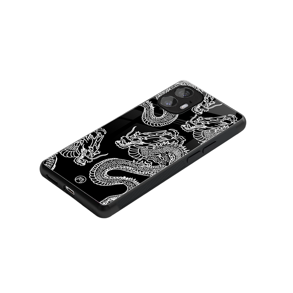 dragons back phone cover | glass case for nothing phone 2