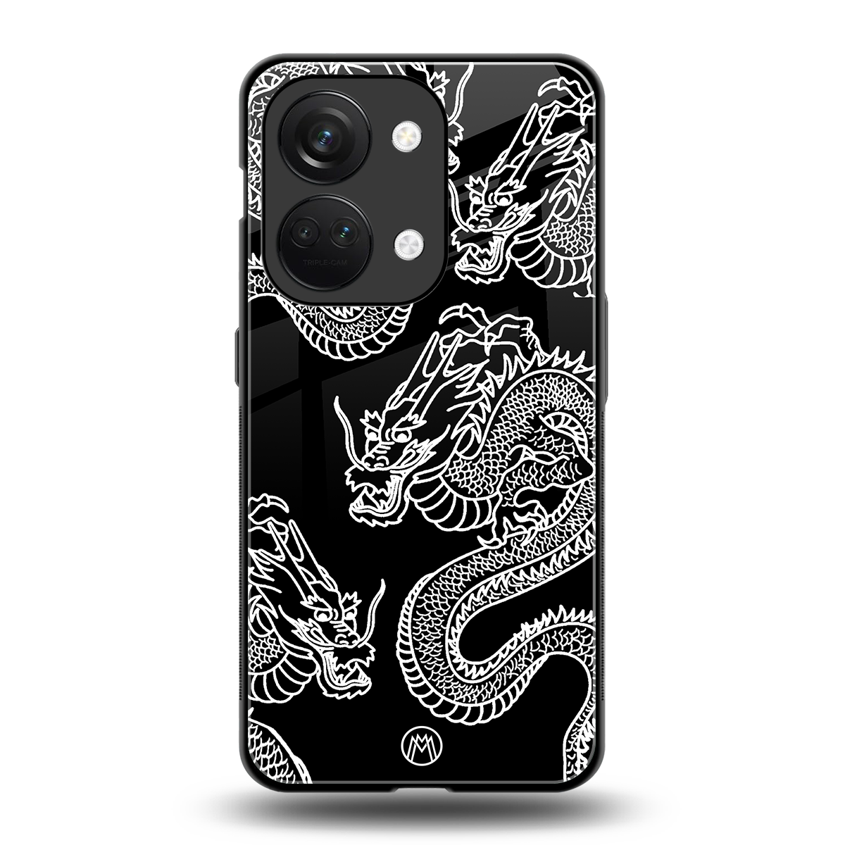 dragons back phone cover | glass case for oneplus nord 3