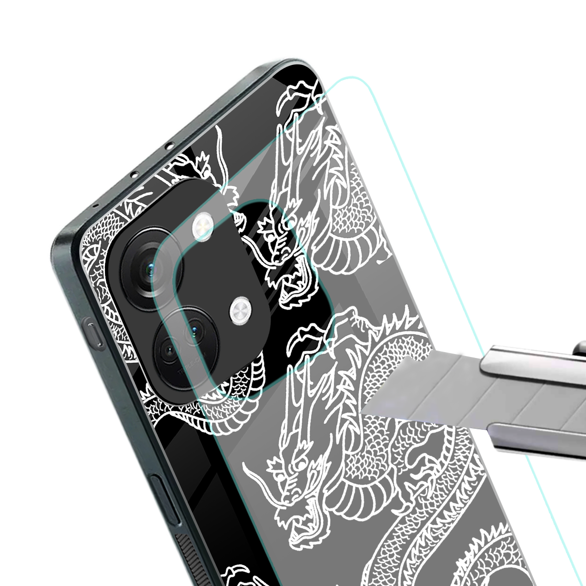dragons back phone cover | glass case for oneplus nord 3