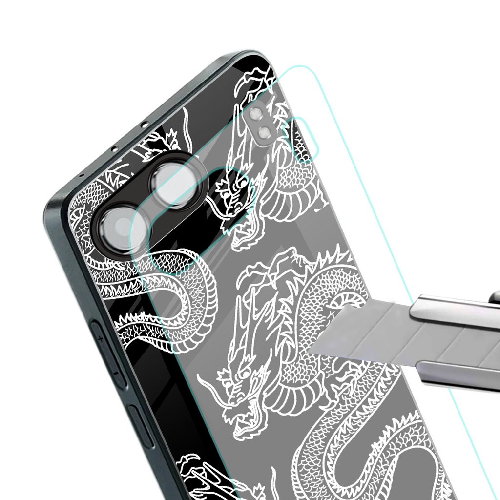 dragons back phone cover | glass case for oneplus nord 4