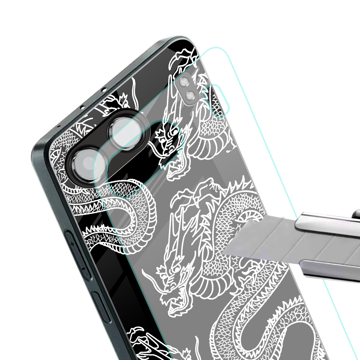 dragons back phone cover | glass case for oneplus nord 4