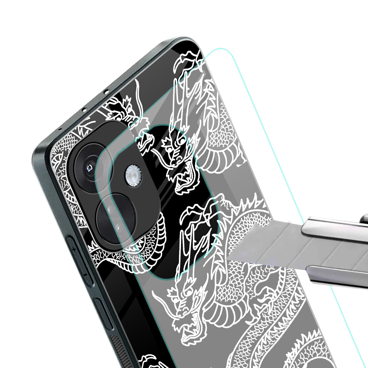 dragons back phone cover | glass case for oneplus nord ce 3