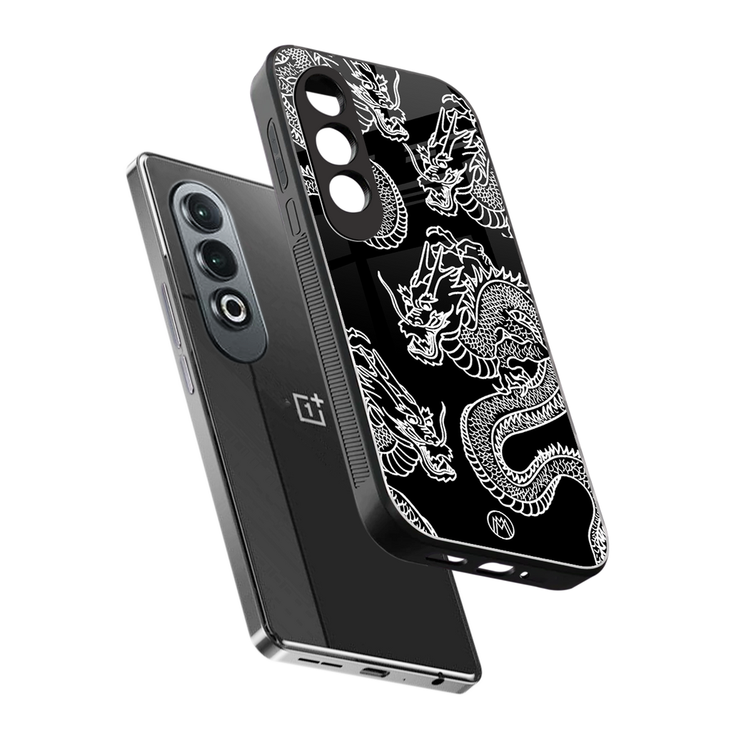 dragons back phone cover | glass case for oneplus nord ce 4